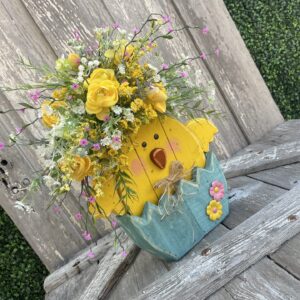 Chick Shelf Sitter Spring Decor