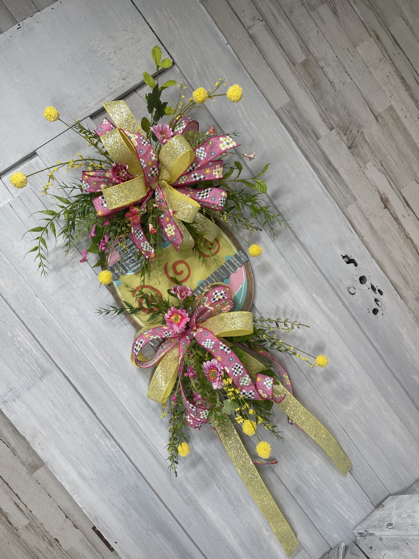 Easter Egg Door Hanger Kit Supply List - Kelea's Florals