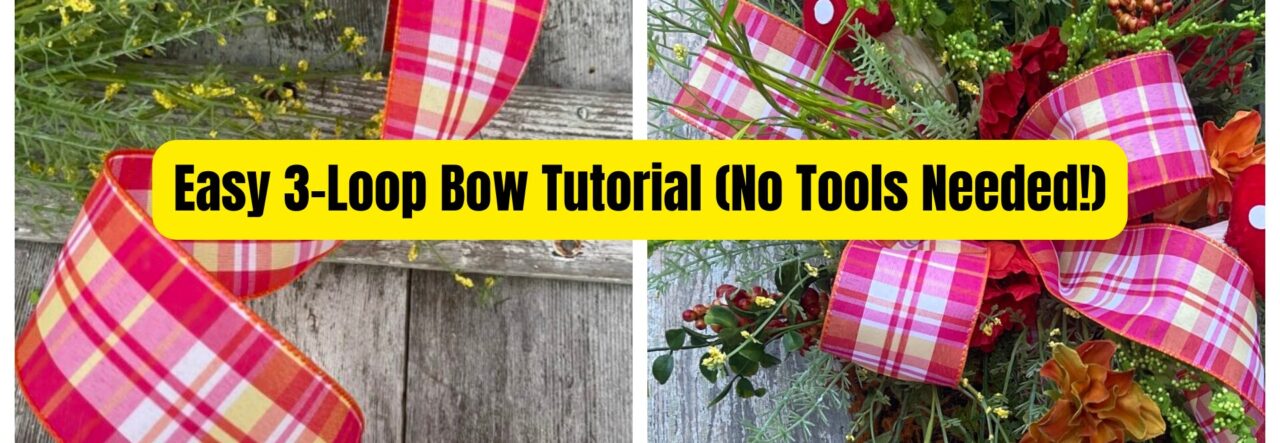 Easy 3-Loop Bow Tutorial (No Tools Needed!)