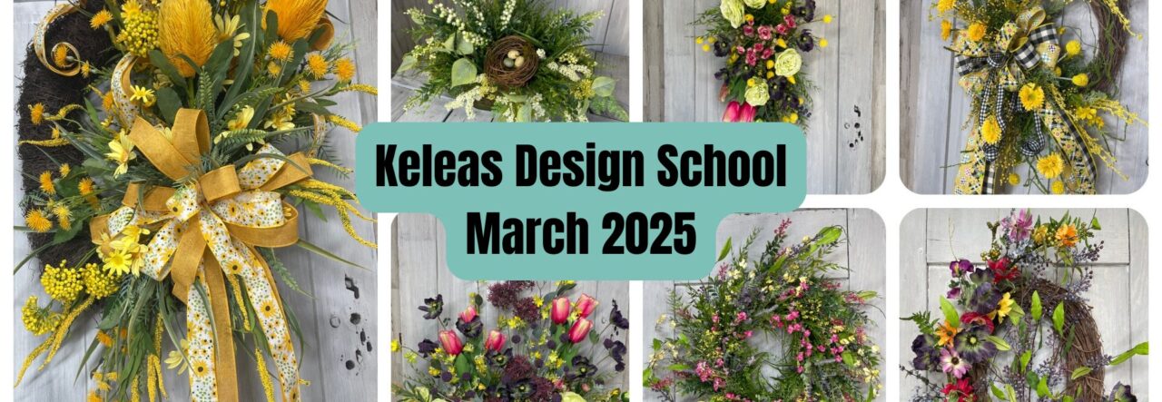 Keleas Design School March 2025 Floral Designs