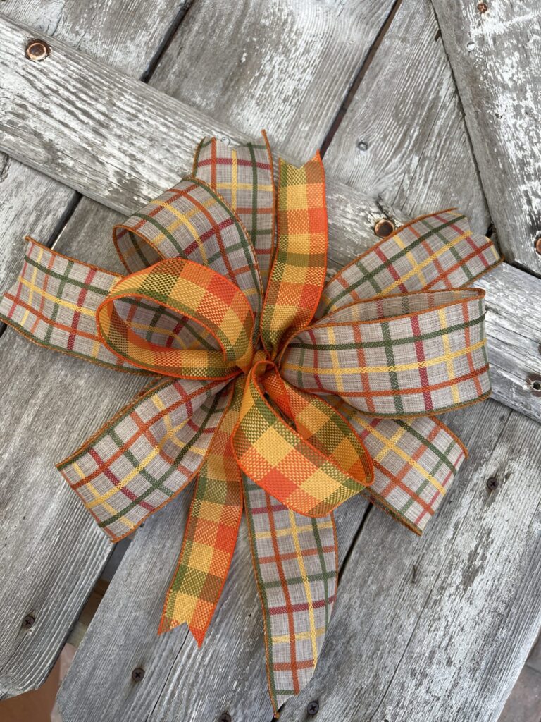 Handmade Fall Bow