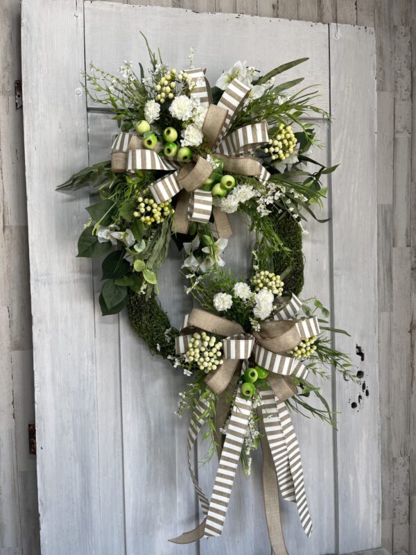 Neutral Splendor Moss Wreath