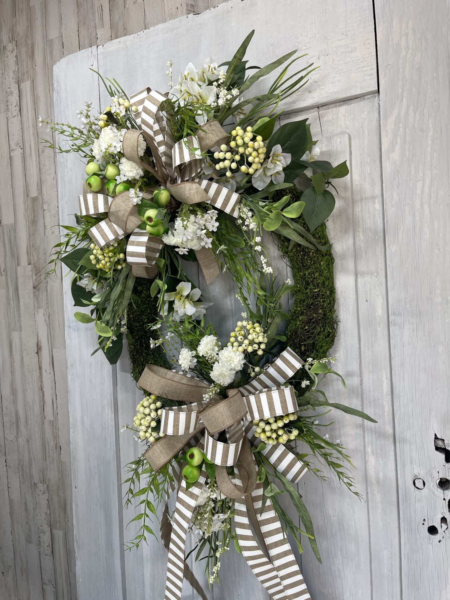 KDS Tutorial Neutral Splendor Moss Wreath Supply List - Kelea's Florals