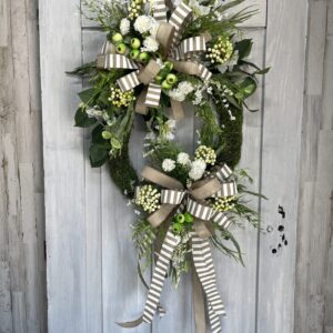 Neutral Splendor Moss Wreath