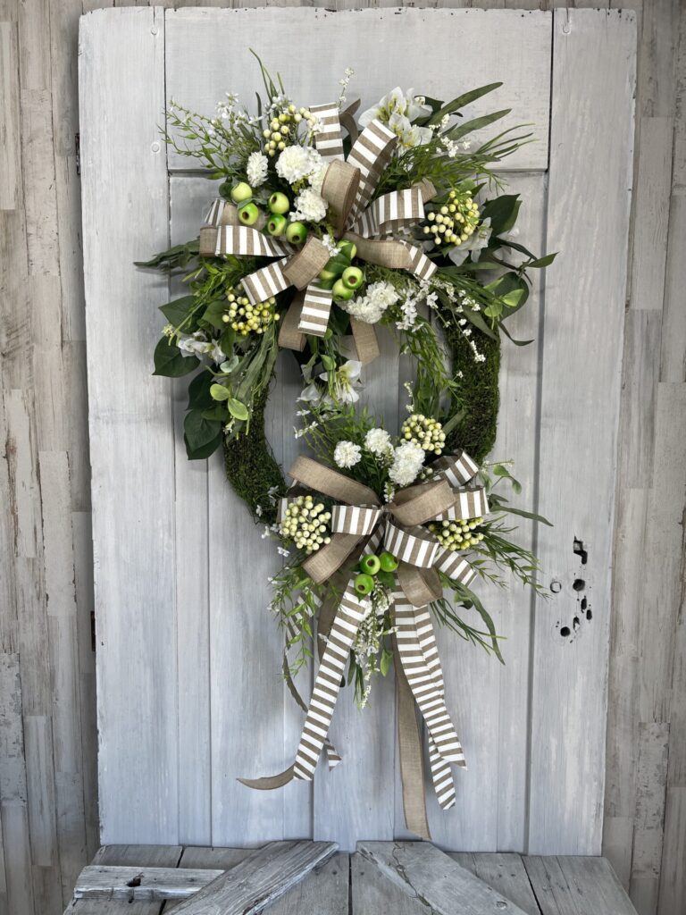 Neutral Splendor Moss Wreath