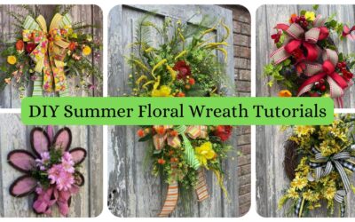 Bright & Beautiful Summer Floral Wreaths You Can Make Today