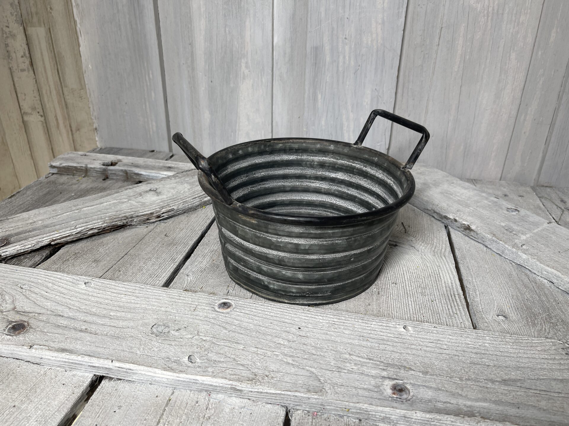 Metal Two Handle Bucket - Kelea's Florals