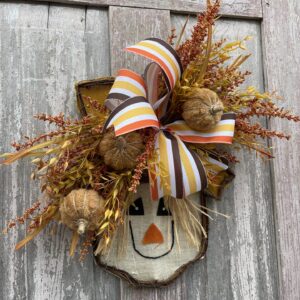 Fall Scarecrow Door Hanger