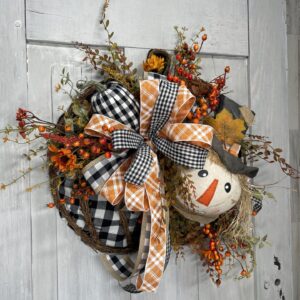 Twilight Harvest Scarecrow Wreath Kit