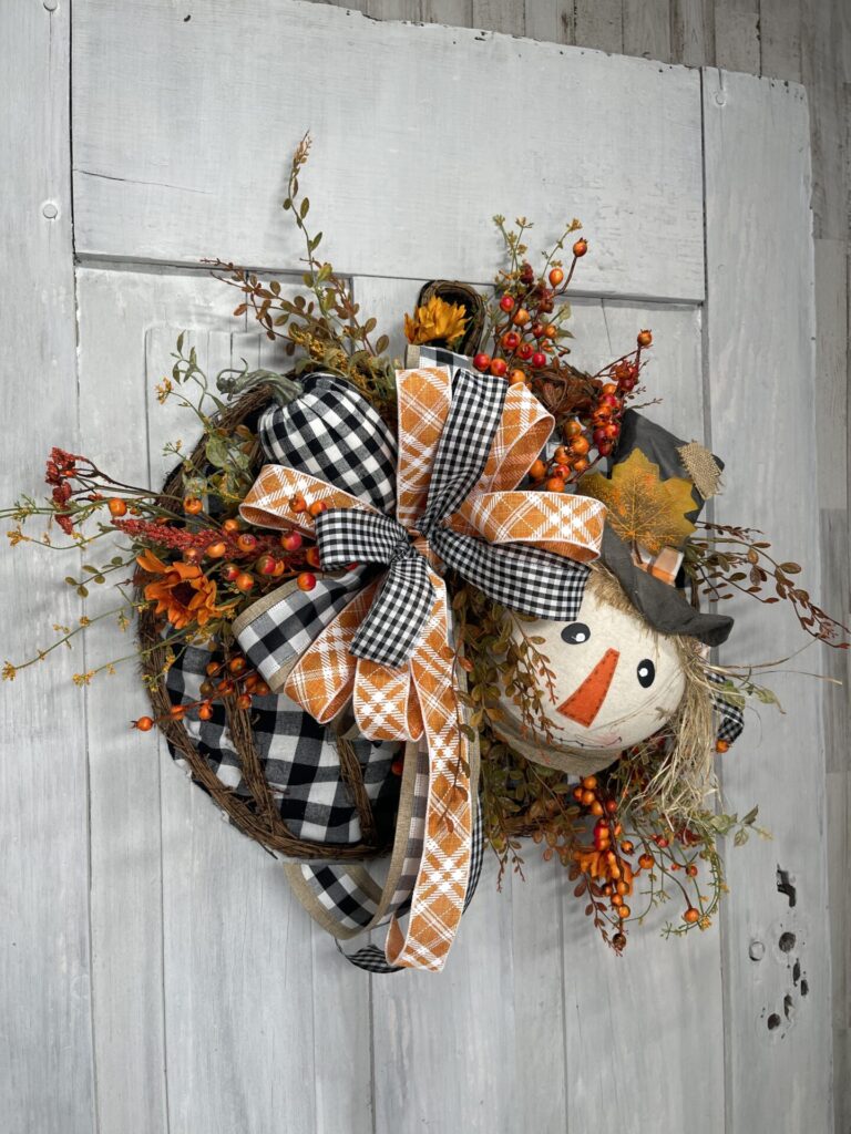 Twilight Harvest Scarecrow Wreath Kit