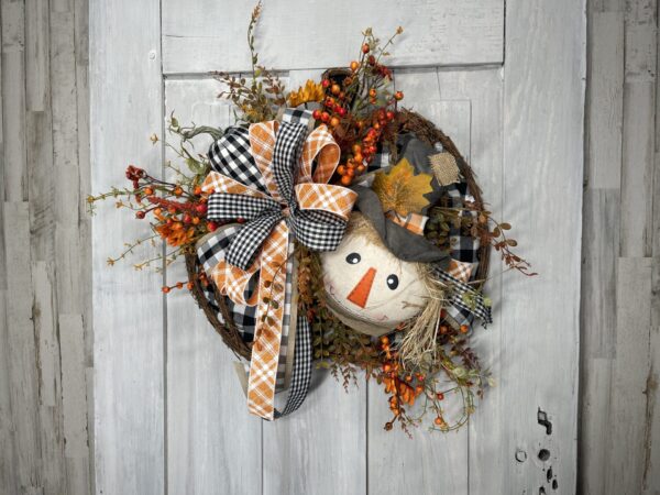 Twilight Harvest Scarecrow Wreath Kit