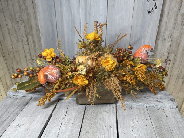 Rustwood Harvest Table Arrangement