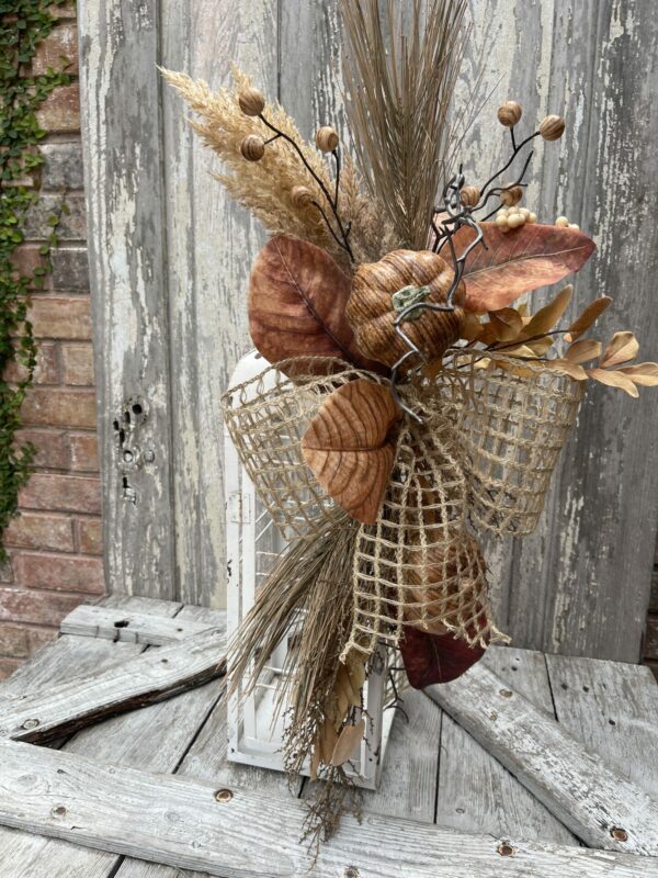 Fall Floral Lantern Swag
