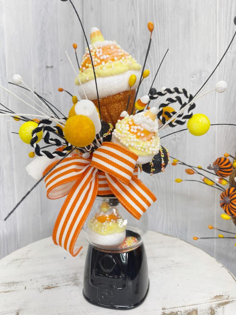 Halloween Candy Machine Arrangement