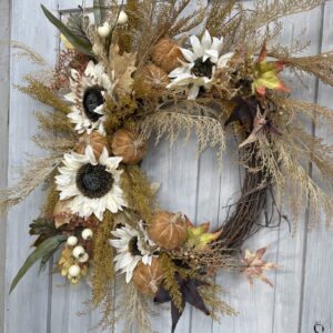 Wispy Fall French Cottage Wreath