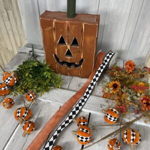 Wooden Jack Pumpkin Arrangement Kit Supplies
