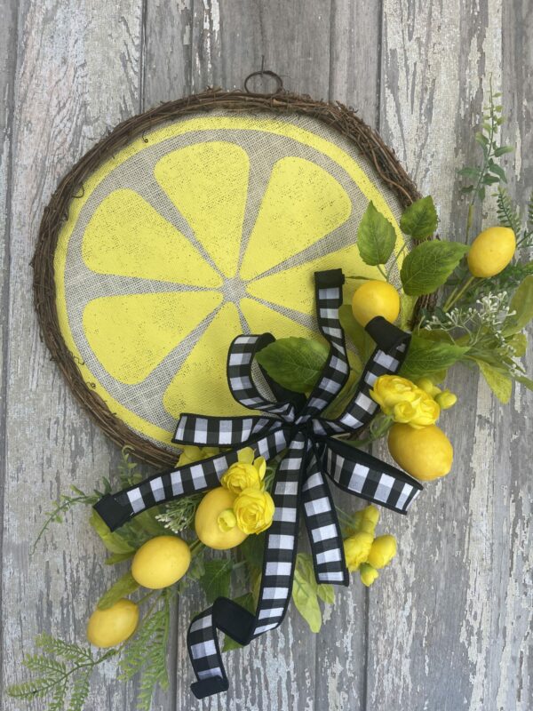 Sunshine Lemon Door Hanger
