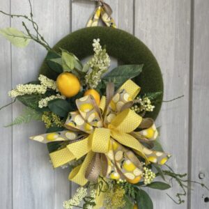 Summer Sunshine Lemon Moss Wreath Kit