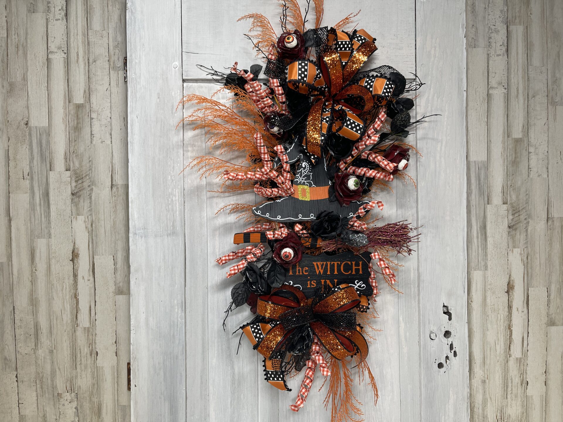 KDS Tutorial The Witch is In Halloween Swag Supply List - Kelea's Florals