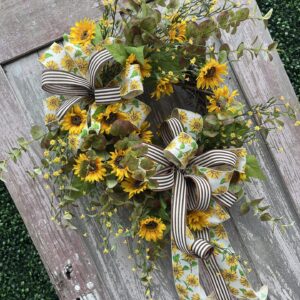 Fall Sunflower Summertime Wreath