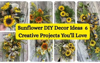 🌻 Sunflower DIY Home Decor Ideas for Every Season