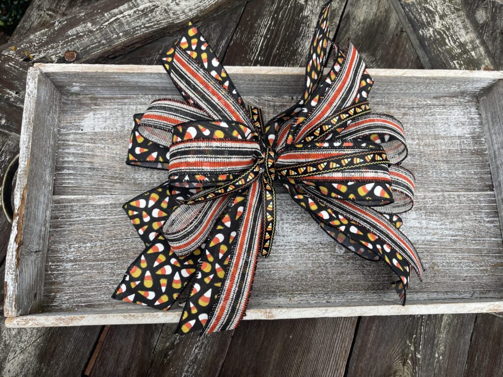 Unique Stacked Halloween Bow