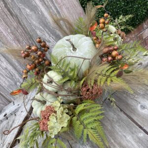 Fall Natural Pumpkin Floral Arrangement