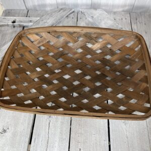 Dark Brown Flat Basket KKW555-M