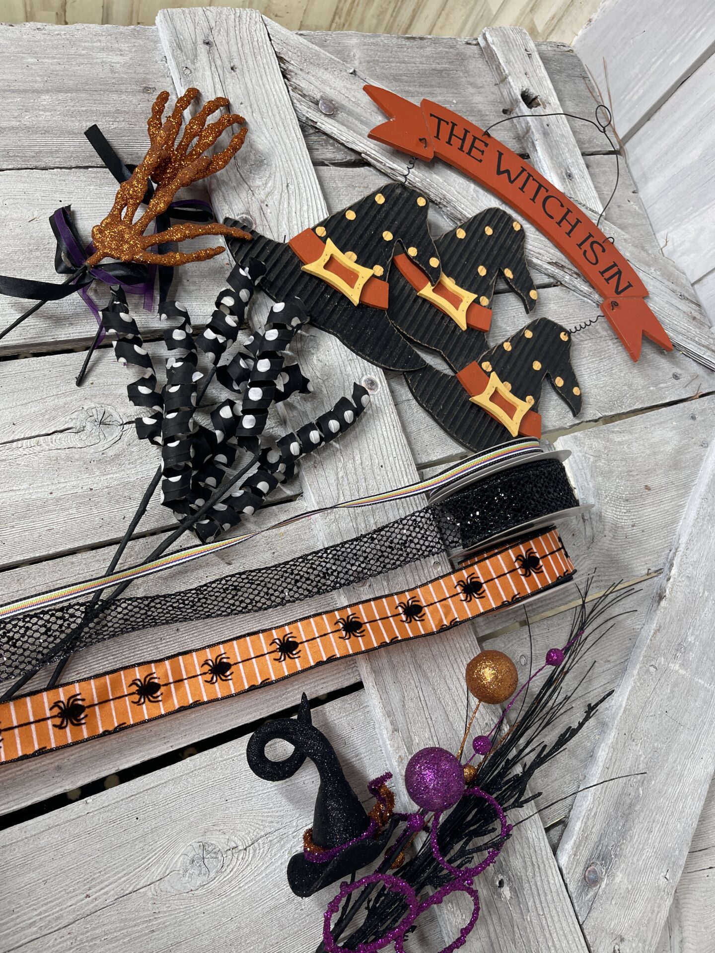 KDS Tutorial Witch is in Door Hanger Supply List - Kelea's Florals