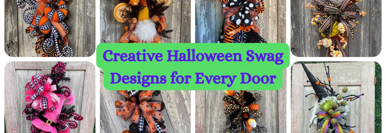Creative Halloween Swag Designs for Every Door Halloween Swag Ideas for 2025
