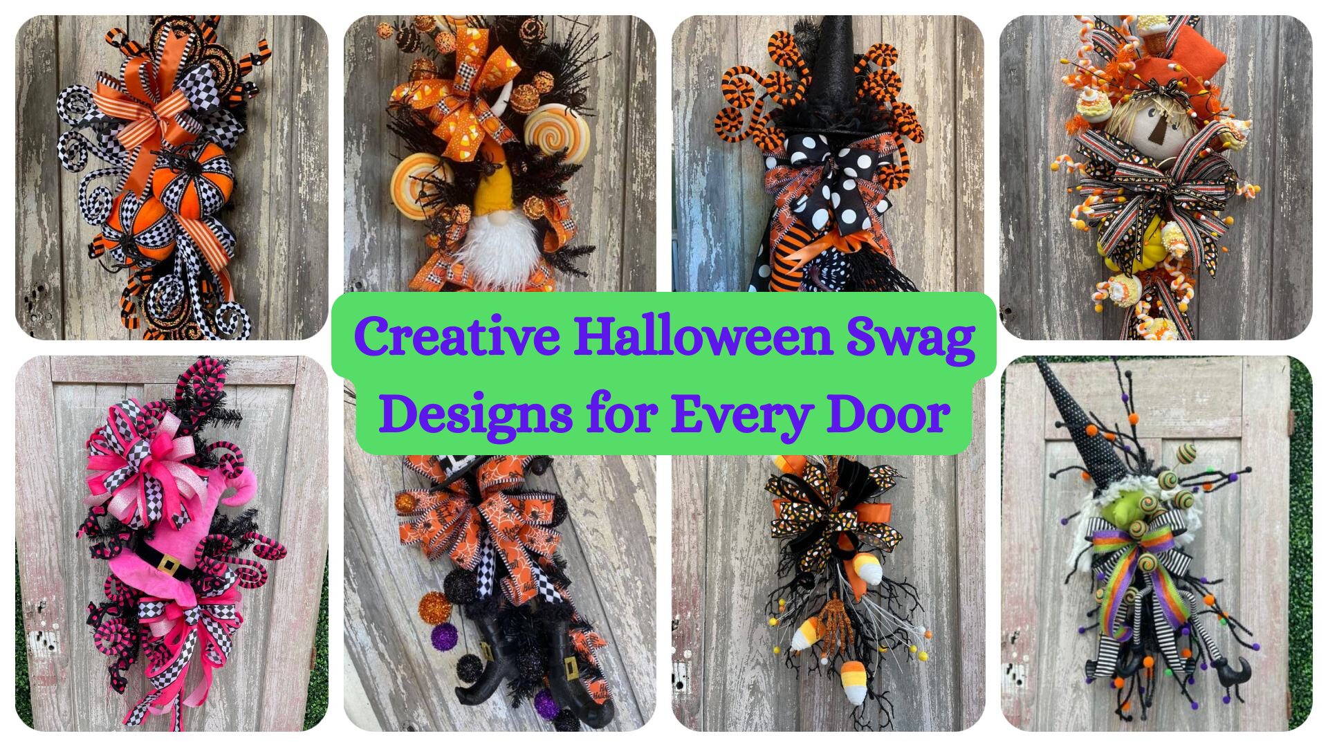 Creative Halloween Swag Designs for Every Door Halloween Swag Ideas for 2025