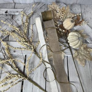 Soft Neutral Easy Cluster Pumpkin Swag Supplies