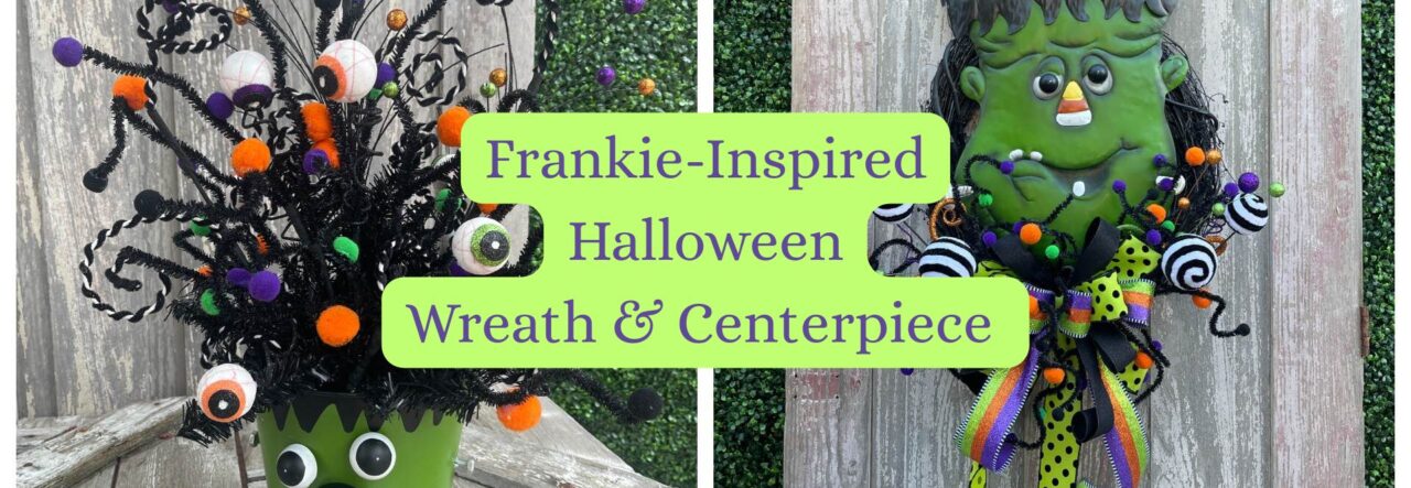 Frankie-Inspired Halloween Wreath & Centerpiece Kit