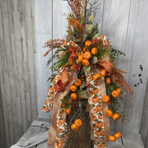 Fall Sunflower Table Corner Swag
