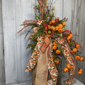 Fall Sunflower Table Corner Swag