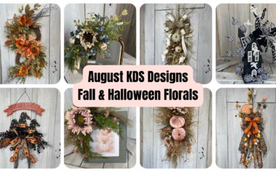 August Designs in Kelea’s Design School: Stunning Wreaths, Swags, and Frames for Fall & Halloween