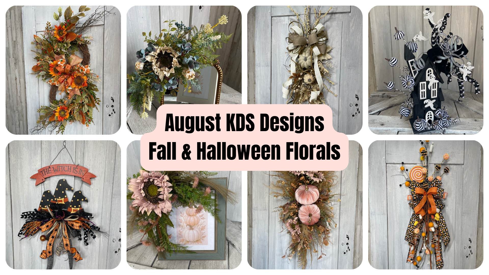 August KDS Designs | Fall & Halloween Florals