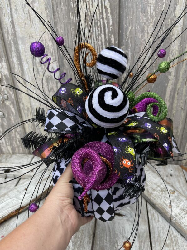 Bat Pumpkin Arrangement