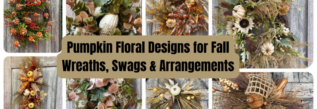 Pumpkin Floral Designs for Fall | Wreaths, Swags & Arrangements