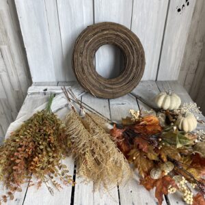 Fall Forest Wreath Kit Supplies