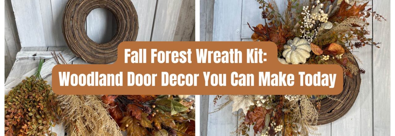 Fall Forest Wreath Kit: Woodland Door Decor You Can Make Today