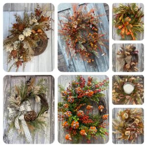 Fall Floral Wreaths sq