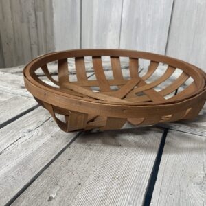 Small Dark Brown Round Basket