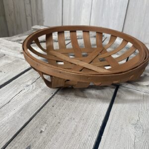 Small Dark Brown Round Basket