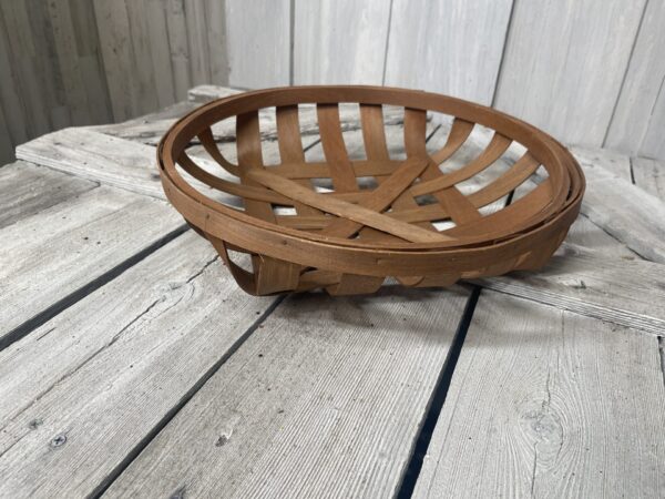 Small Dark Brown Round Basket