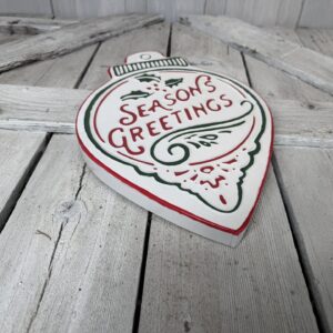 Season Greetings Metal Ornament Sign 327-01102