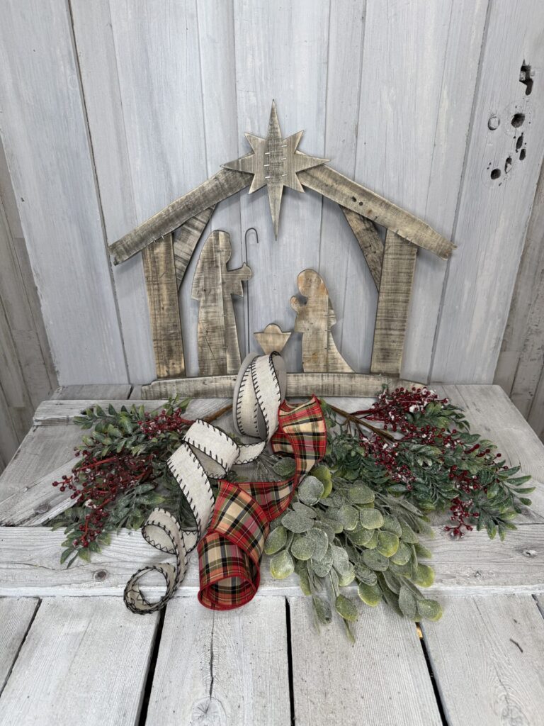 Cottage Grace Nativity Door Hanger Kit Supplies