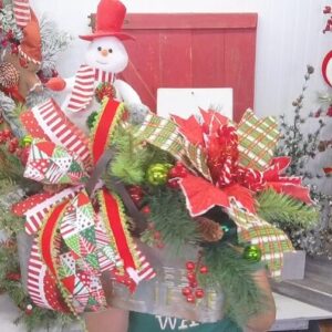 Vintage Snowman Arrangement