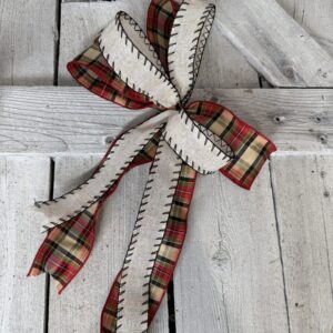 Asymmetrical Christmas Bow