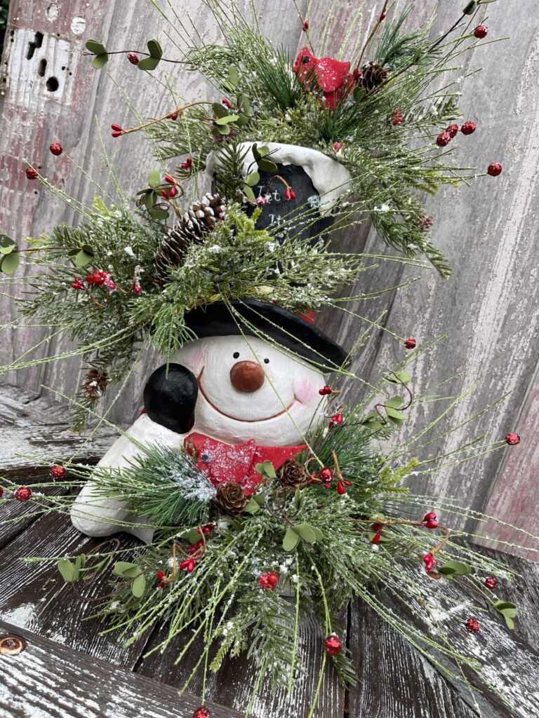 Snowman Head Centerpiece Kit